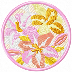 Floral Embroidery Design 5 Floral Embroidery Design 5